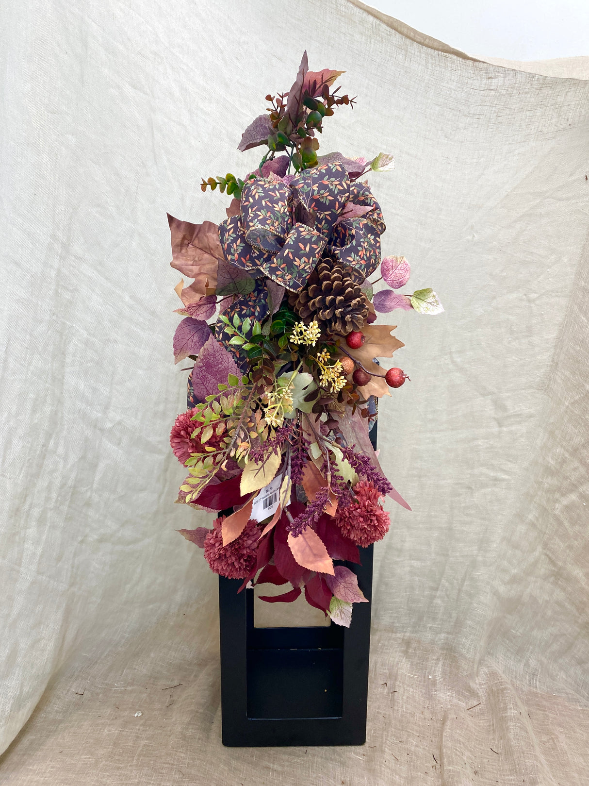 27" Woodland Autumn Lantern Swag