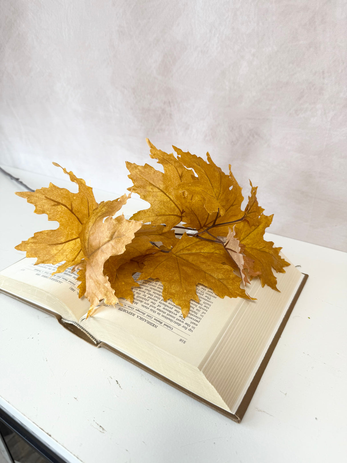Amber Maple Leaf Spray
