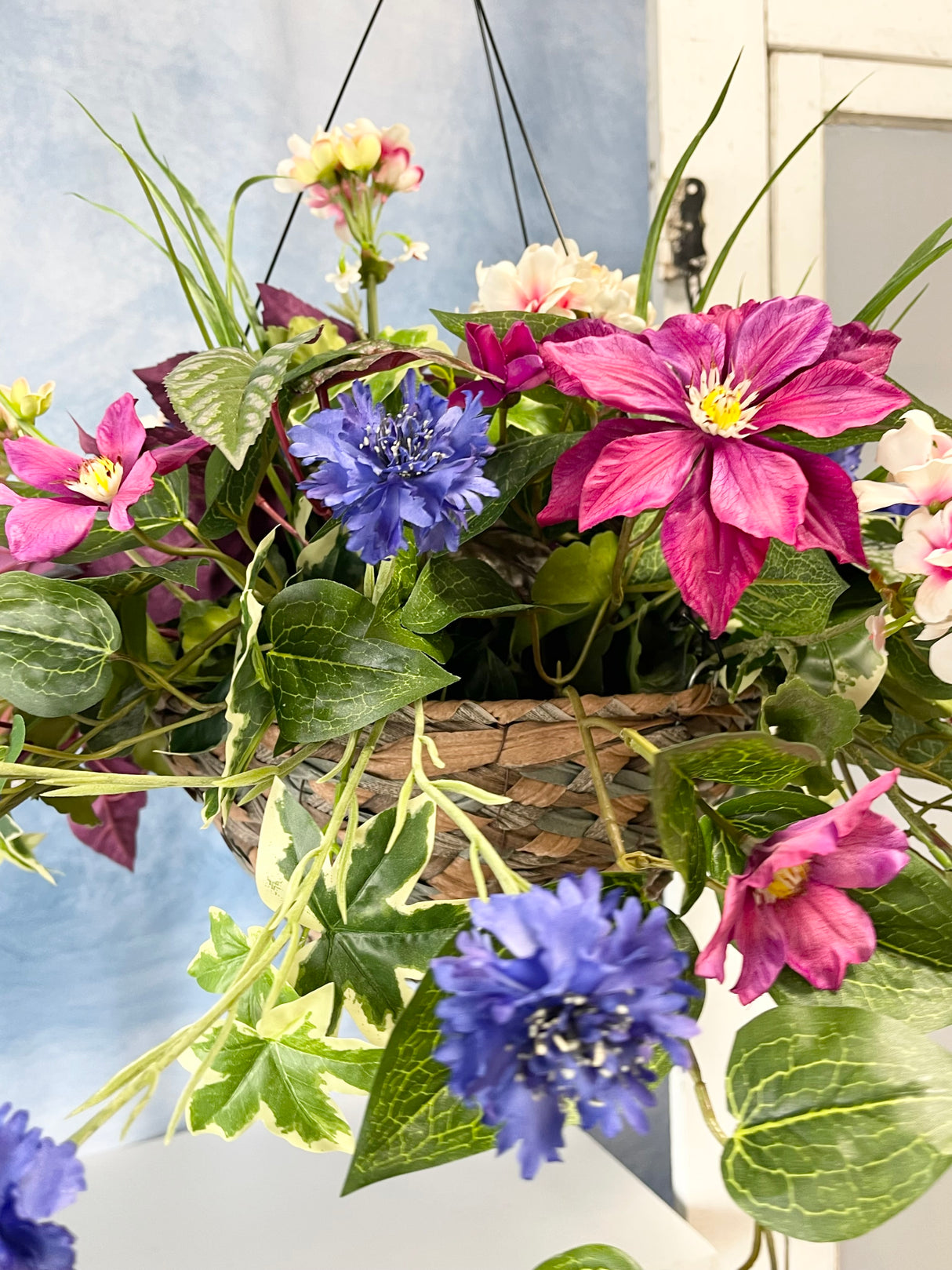 28" Home Grown Hanging Basket
