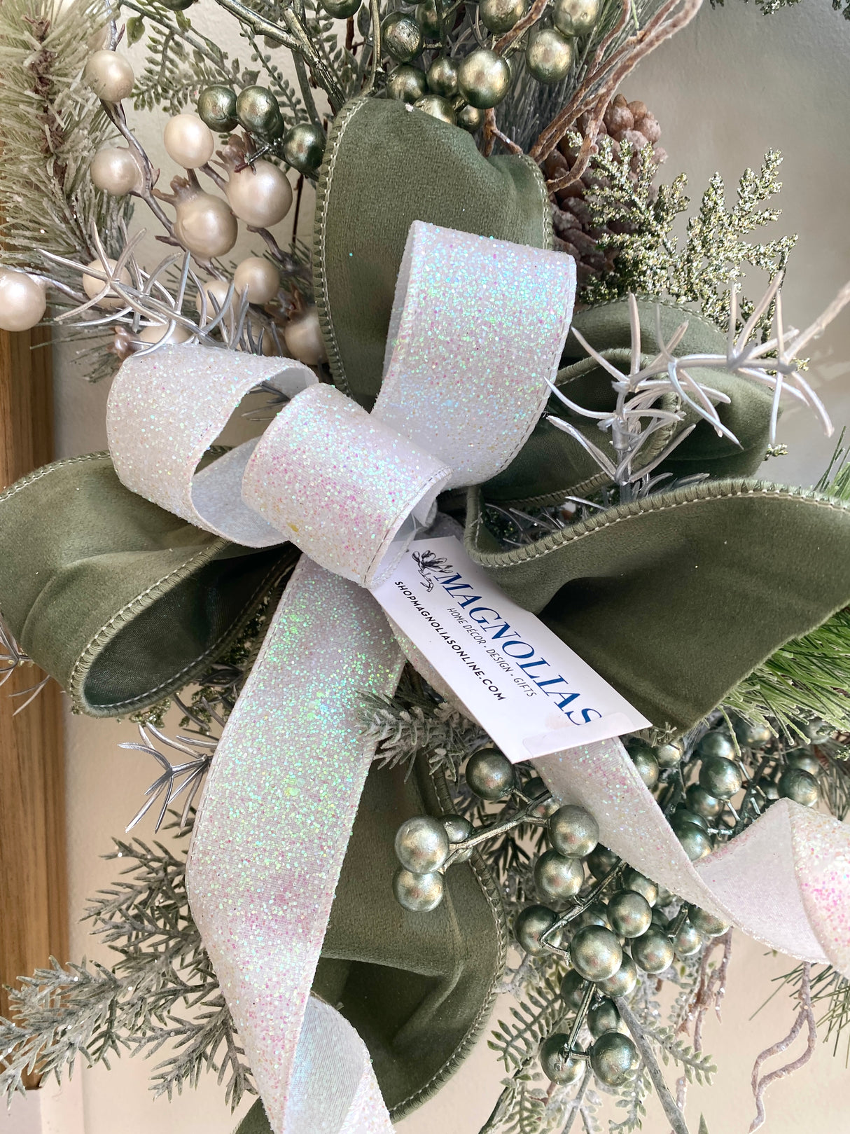 24" Celestial Winter Wreath