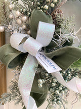 24" Celestial Winter Wreath