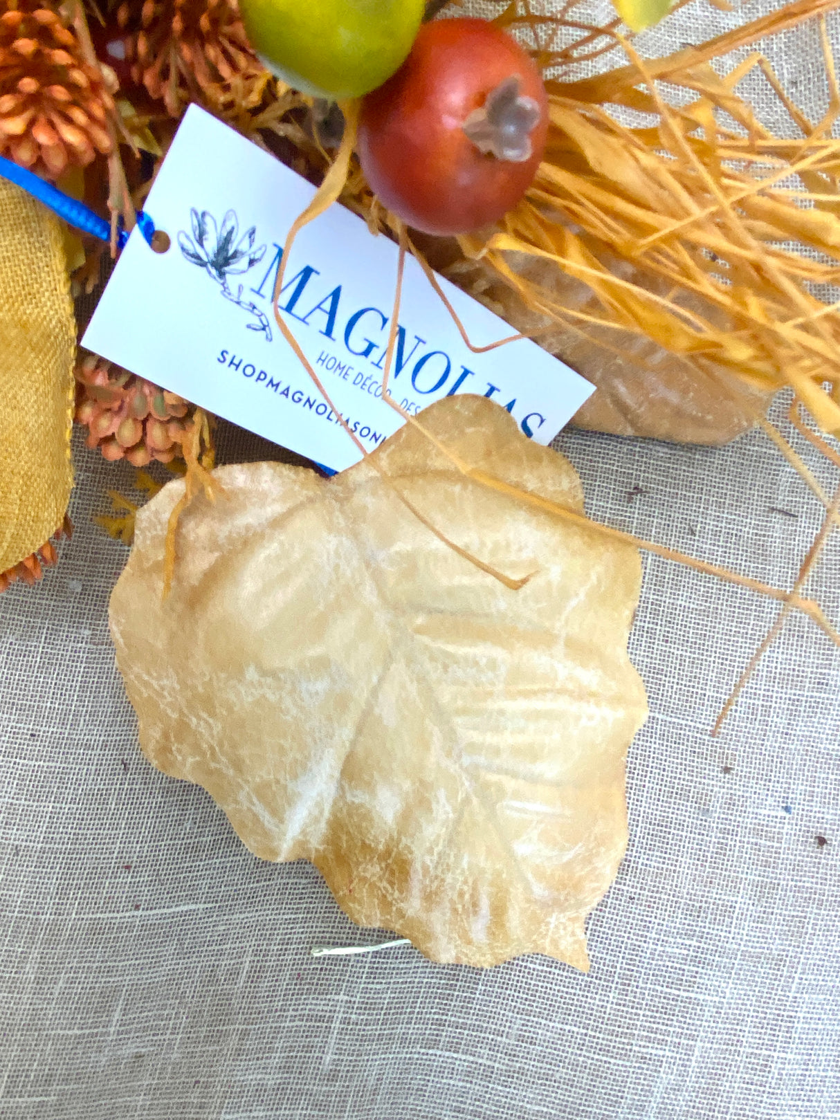 18" Golden Autumn Swag