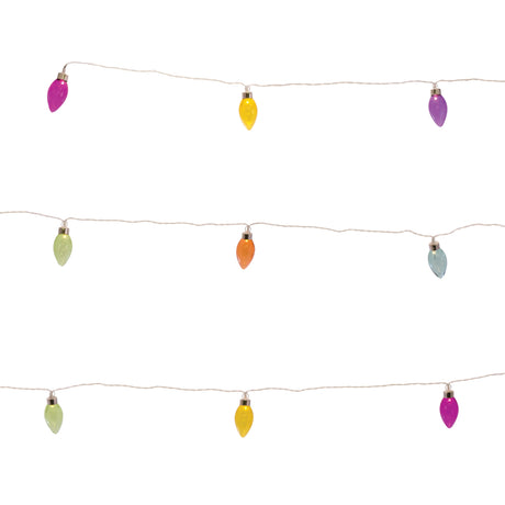 Holiday Glow Colored Light Strand Garland