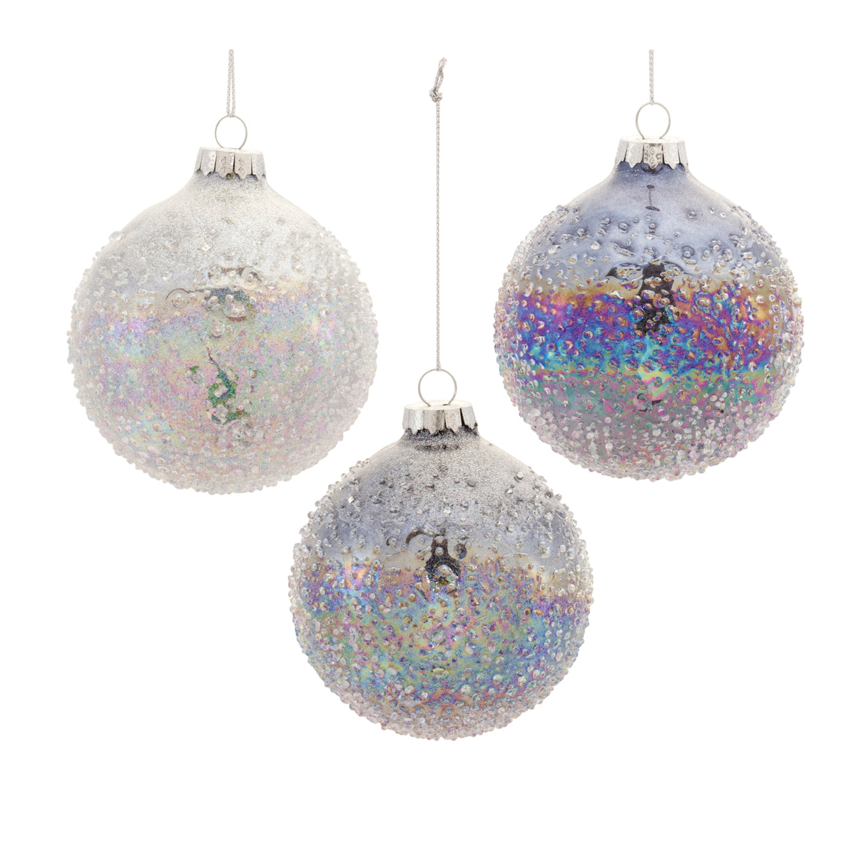 Winter Ornaments Glass - 3 Styles