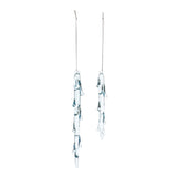 Ice Storm Glass Ornament Set of 2