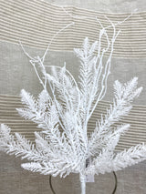 Snow Day Flocked Cedar Pick