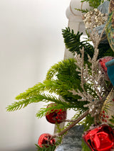 25" Christmas Glimmer Vertical Swag