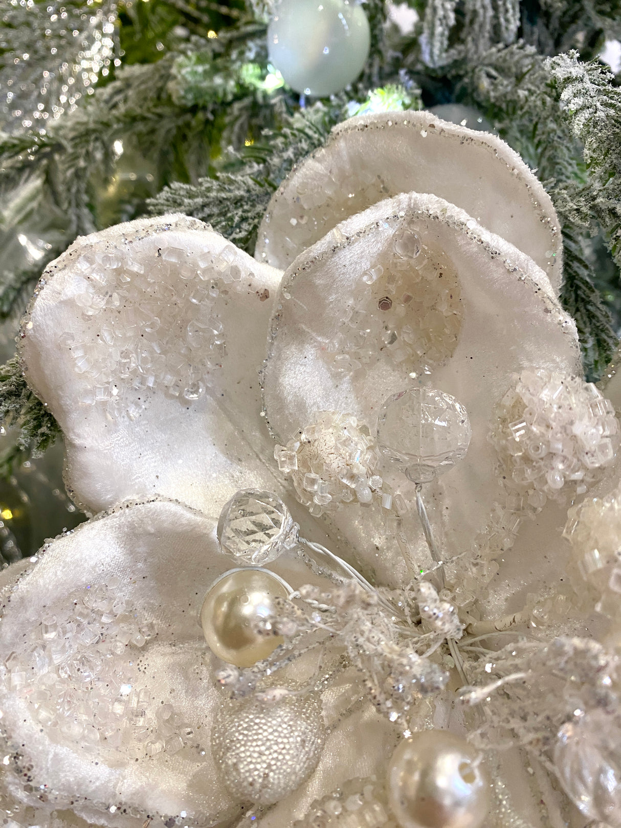 Twinkling Lights Magnolia Stem