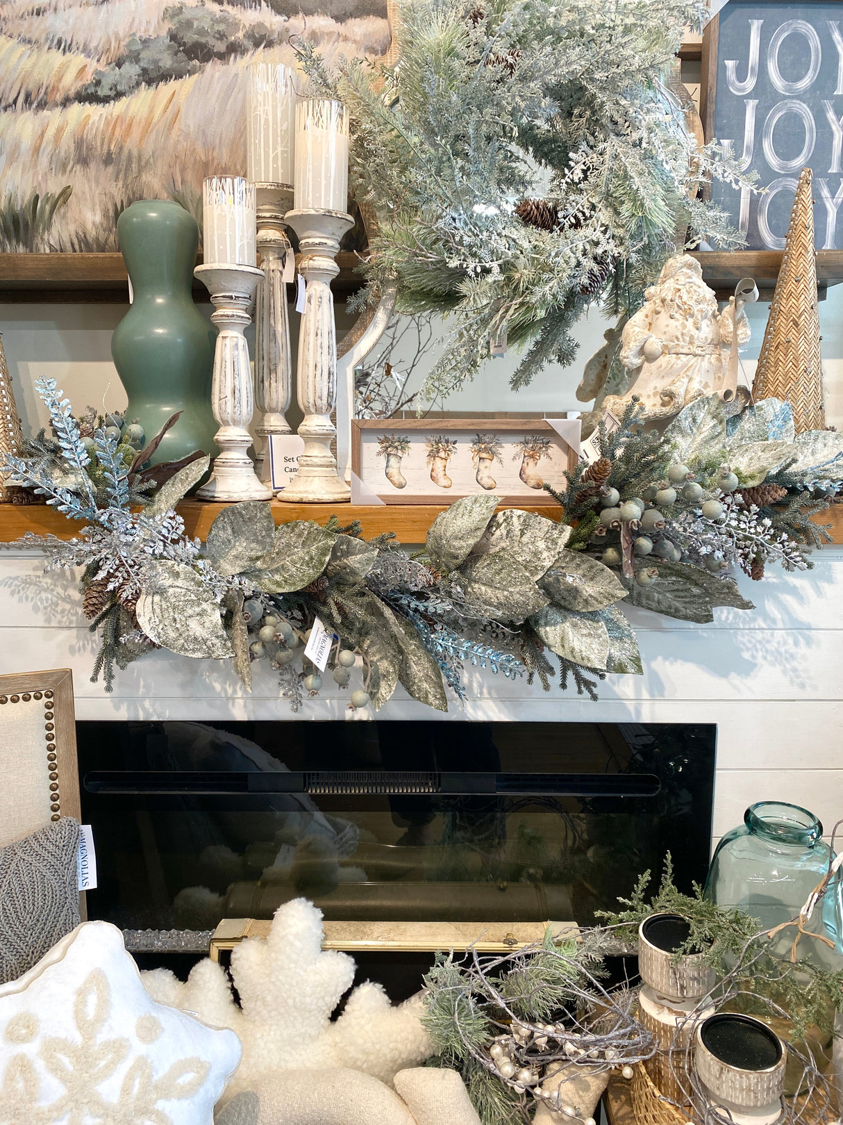 5" Serene Frost Garland