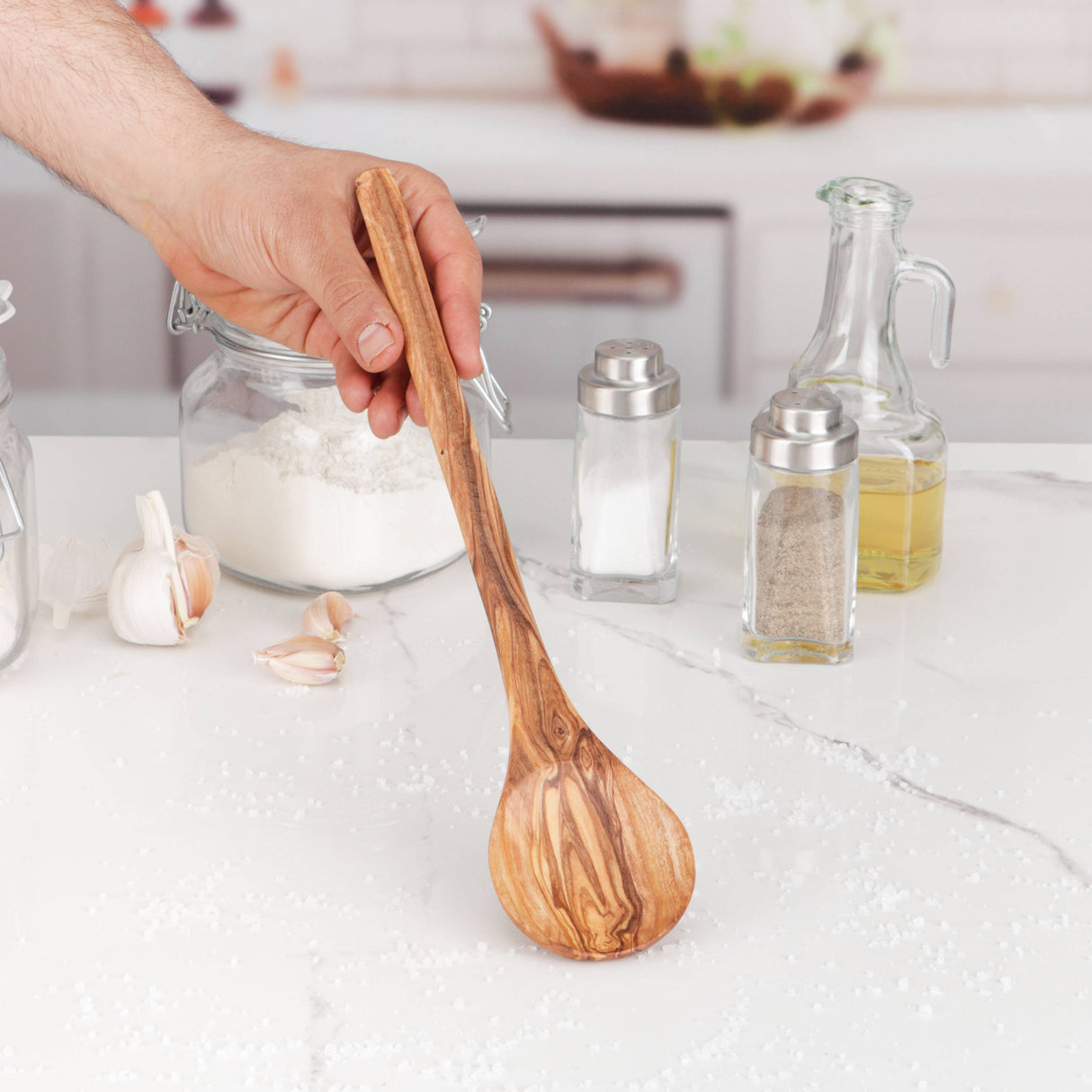 Olive Wood Handmade Cooking Spoon