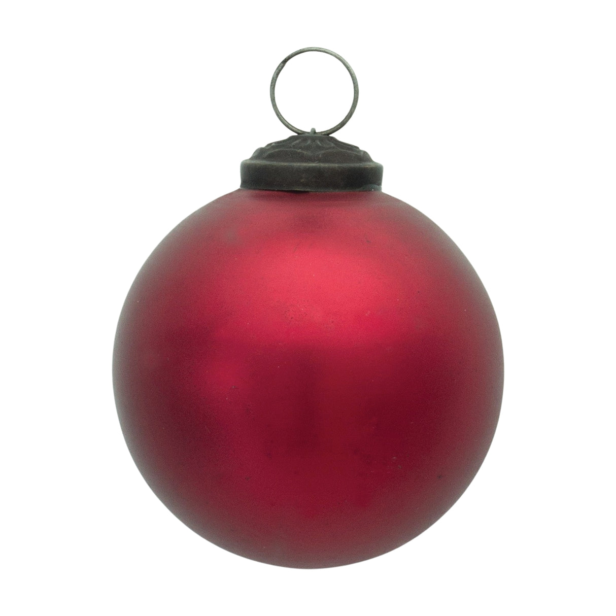 Rich Red Ball Ornament