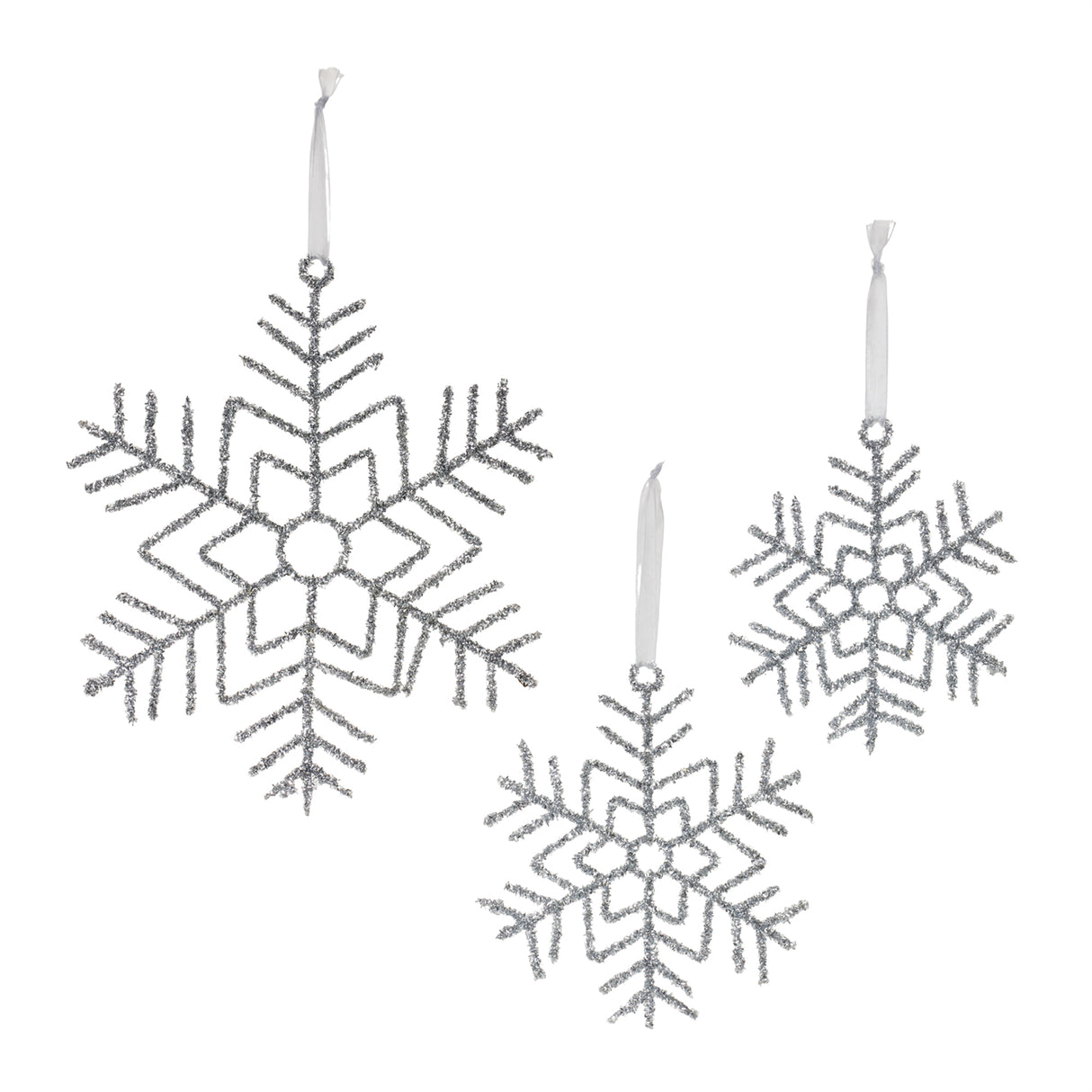 Snowfall Ornament Set of 3