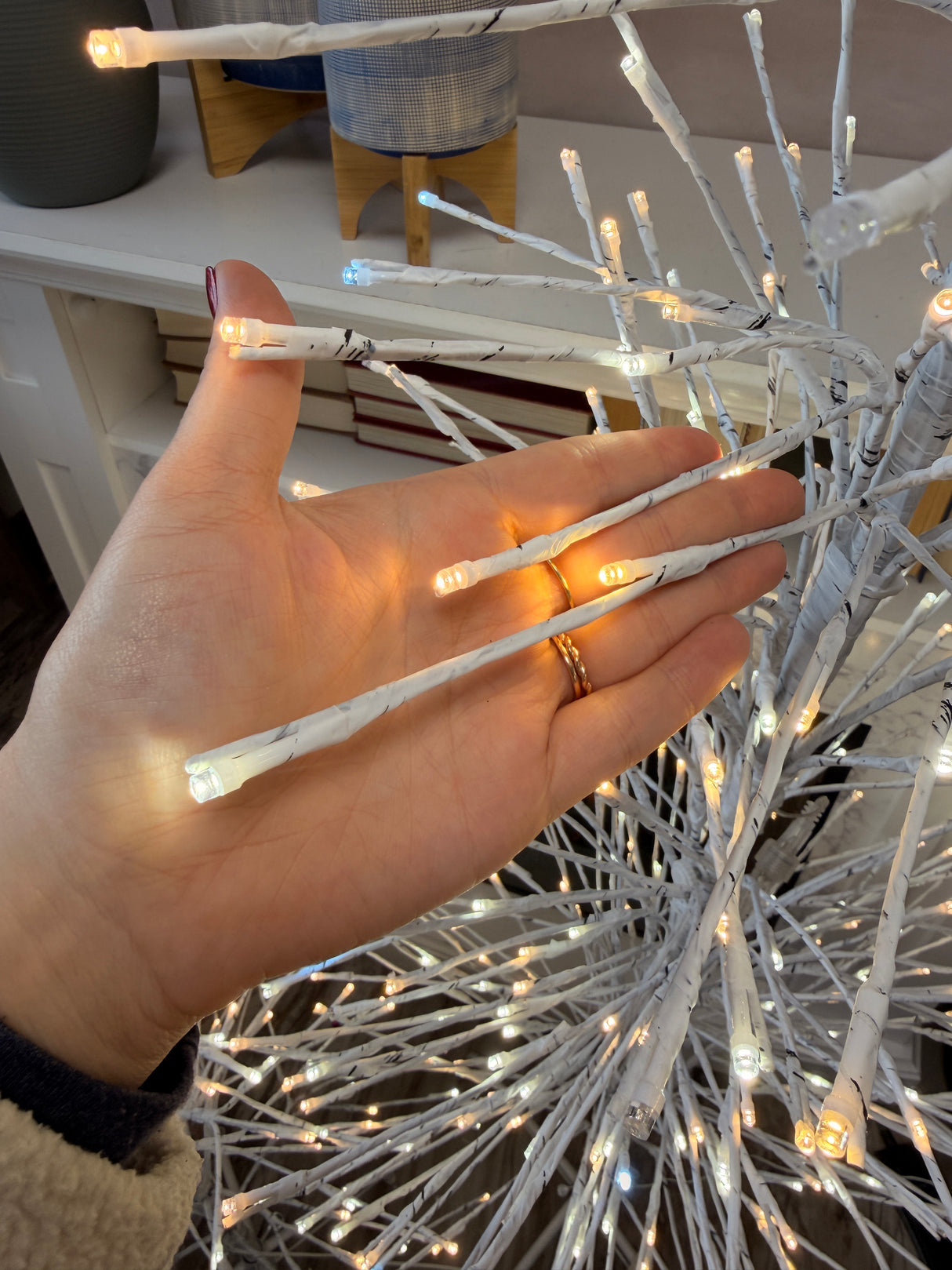 6.5' White Birch Lighted Tree