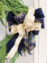 Winter Snowflake Bow