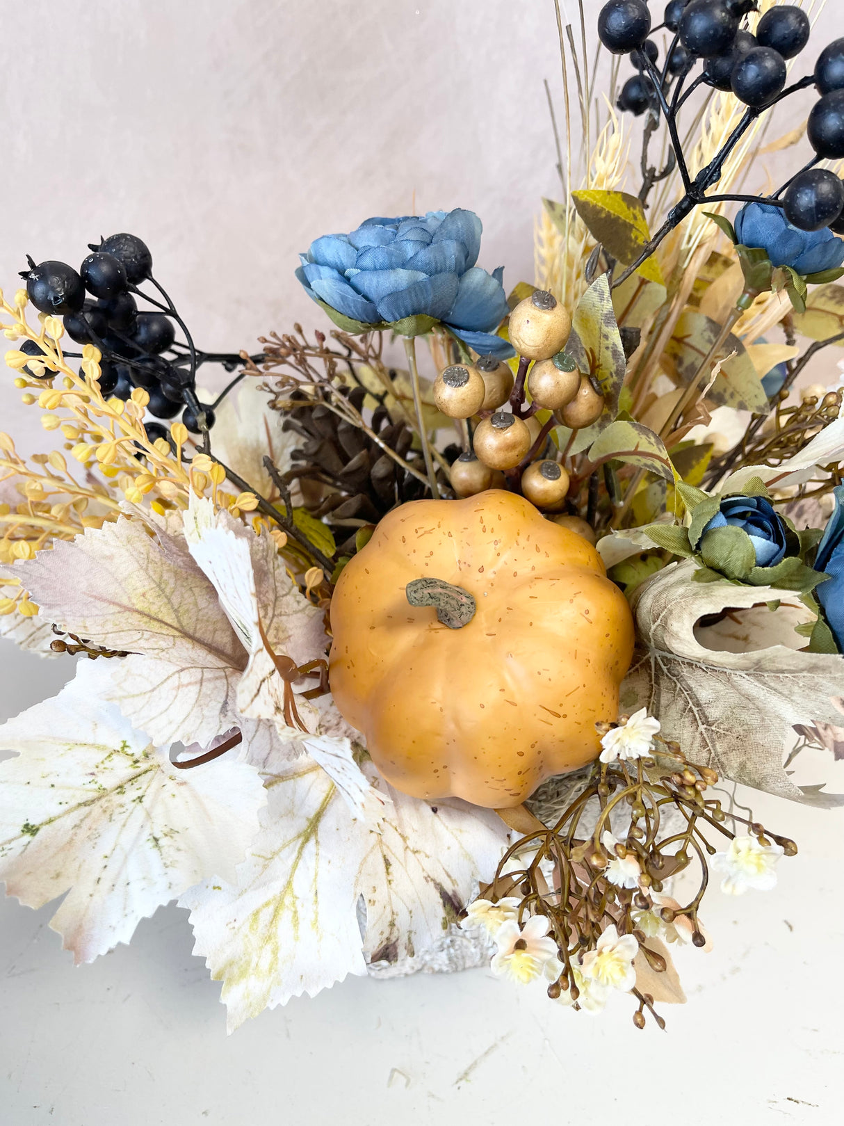 21" Blue October Centerpiece