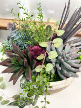 Warm Succulent Centerpiece Kit