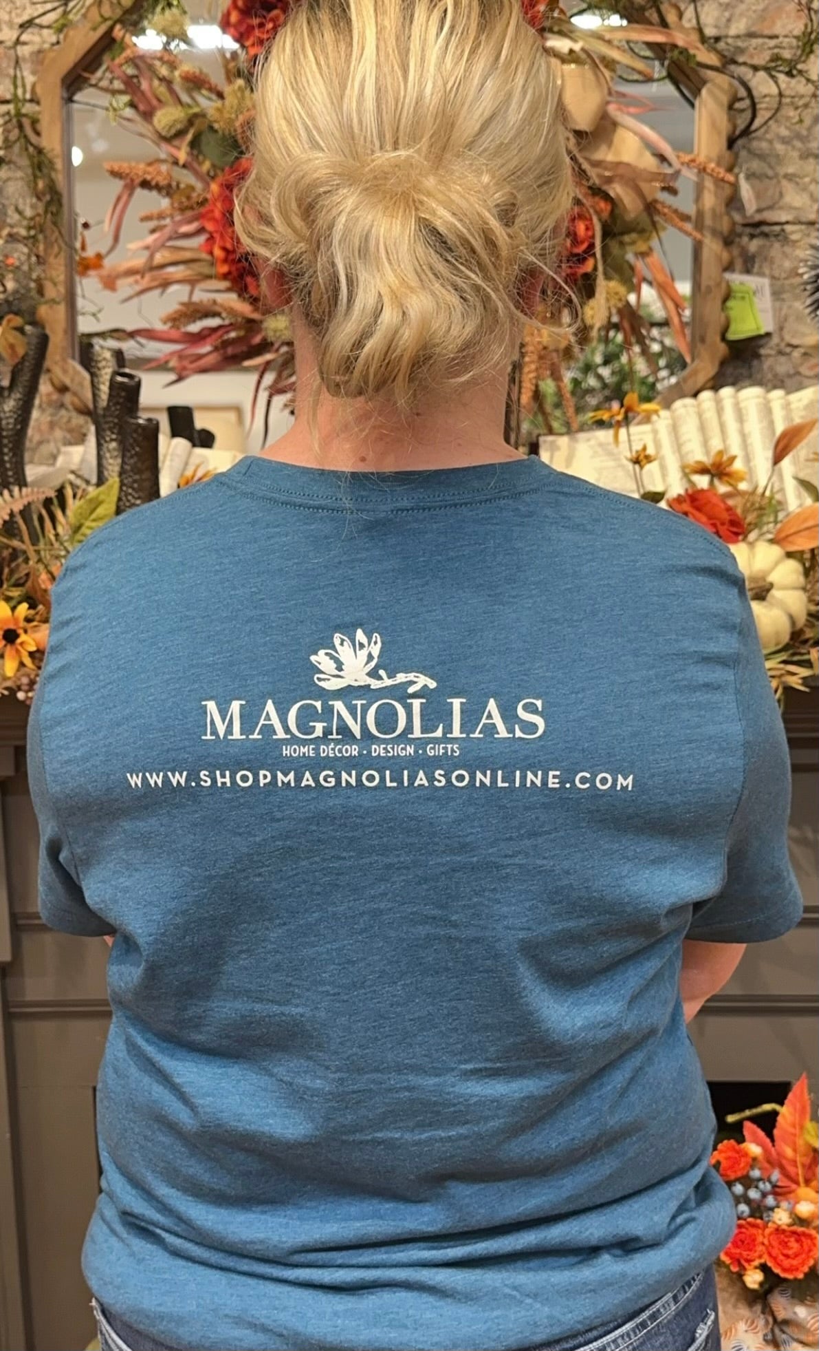 Fall Magnolias Flower Family T-Shirt