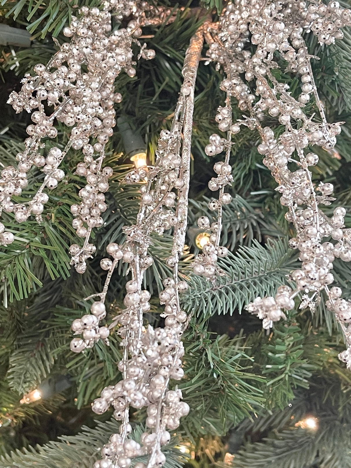 Champagne Seed Branch Spray