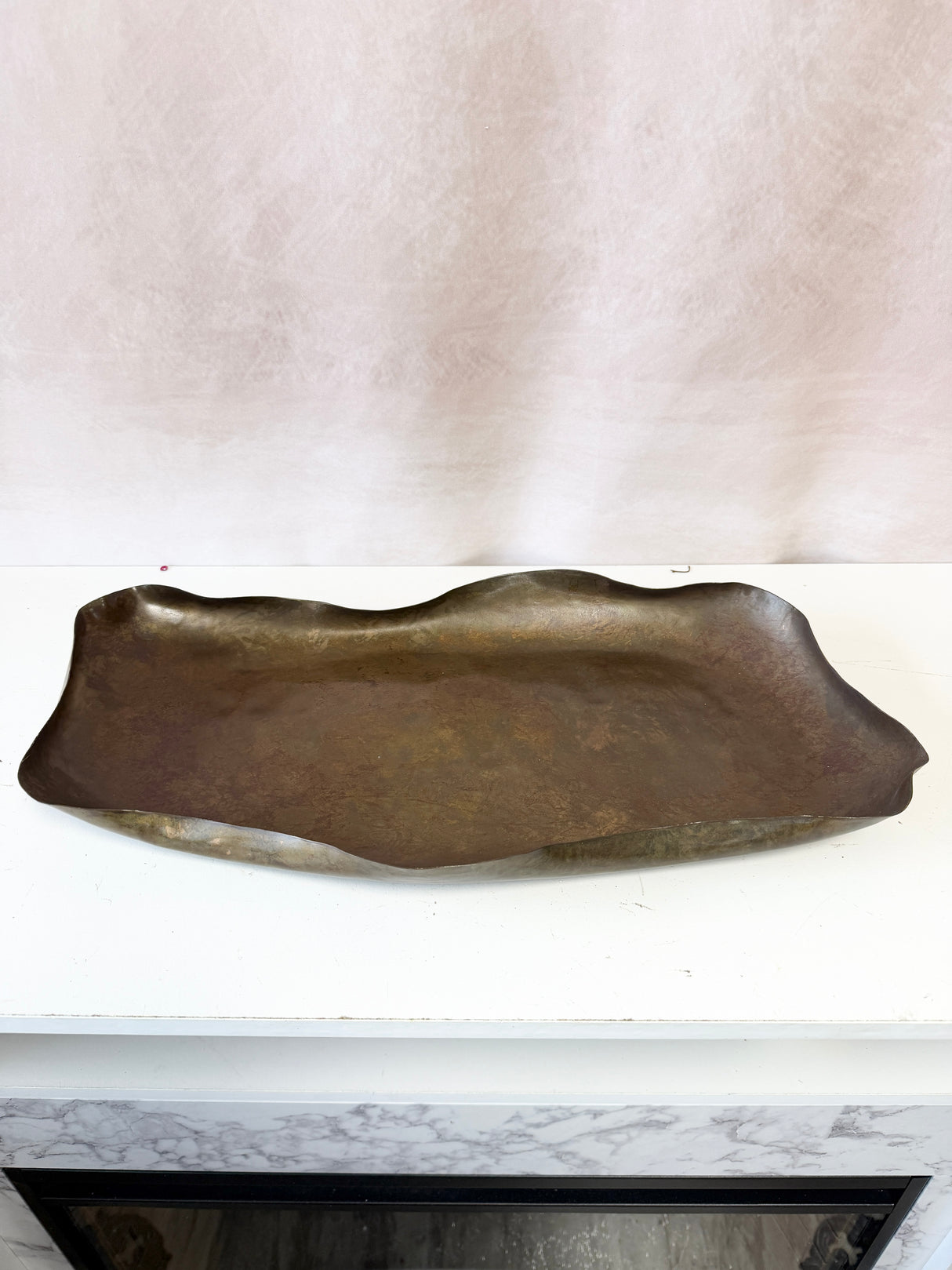 Iron Brown Patina Tray