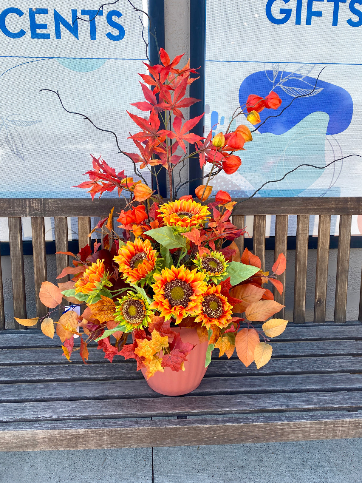 40" You Color My World Porch Pot