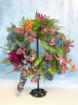 27" Fionas Garden Wreath