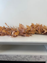 6' Tan Maple Leaf Garland