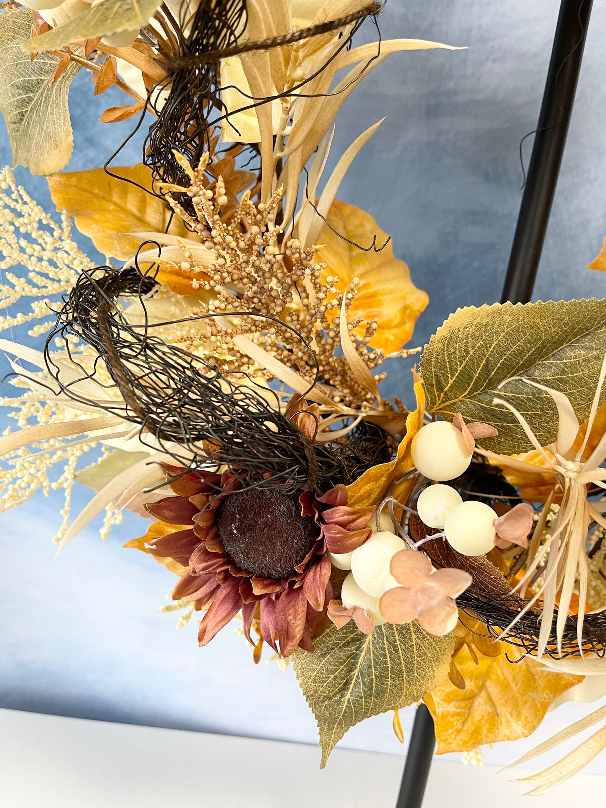 24" Autumn Sunrise Wreath Version 2
