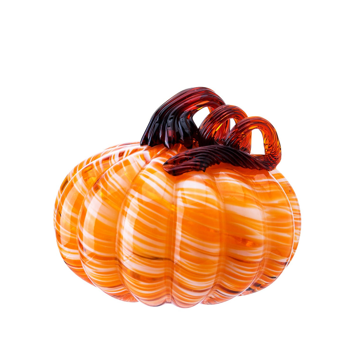 Marco Orange Glass Pumpkin