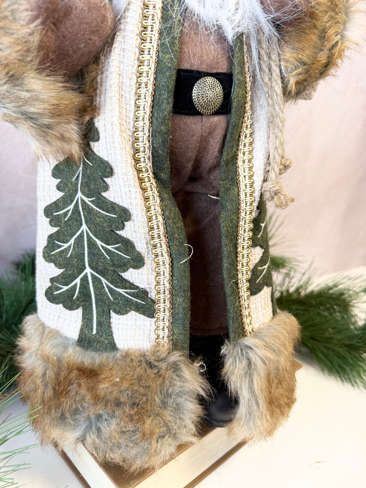 Cabin Christmas Santa