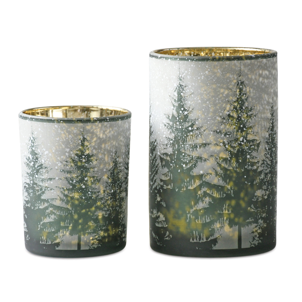 Winterscape Candleholder -2 Sizes