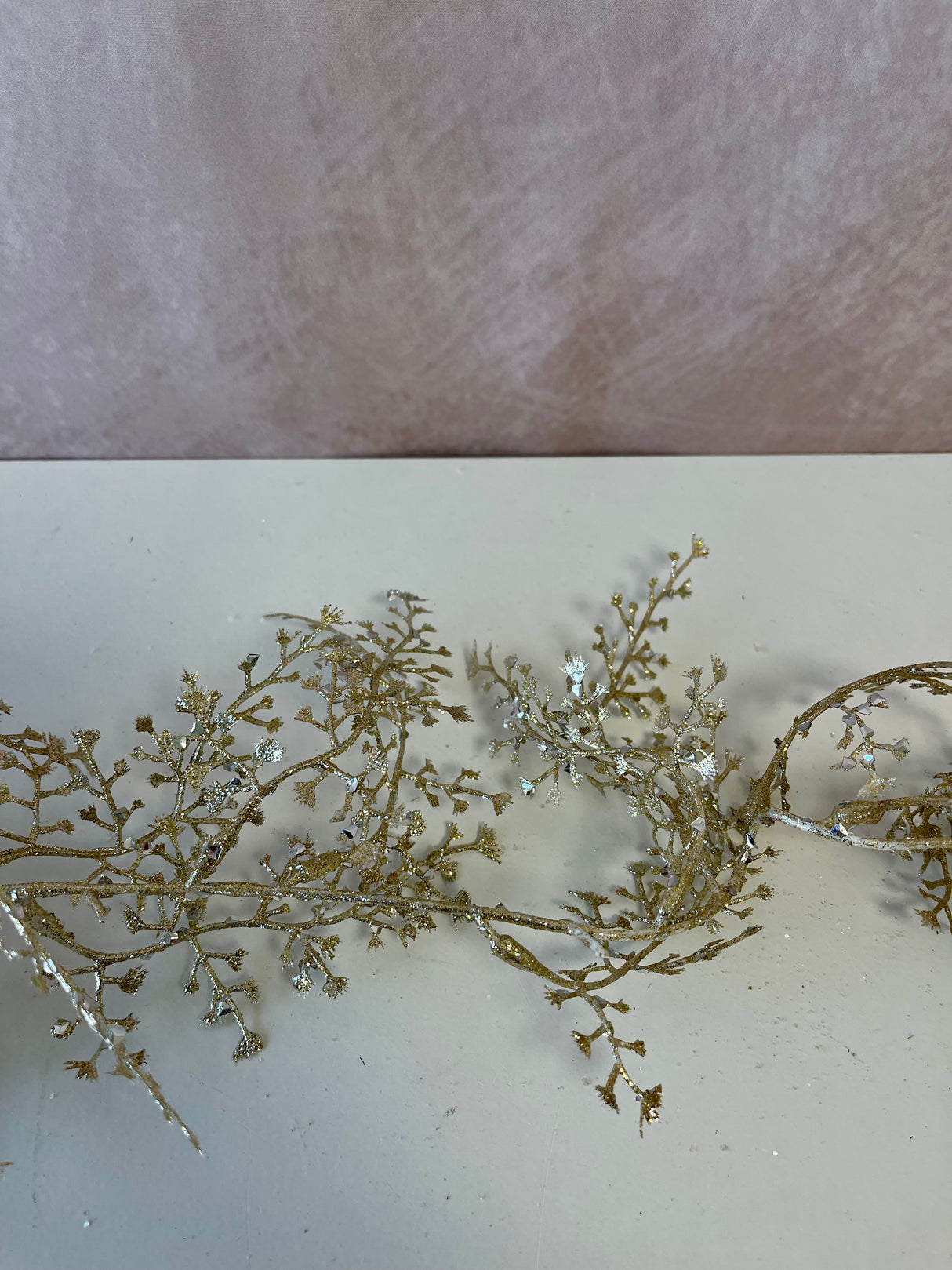 Diamond Glittered Maidenhair Garland