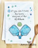 If you can't take the heat... Pickleball Kitchen Dish Towel
