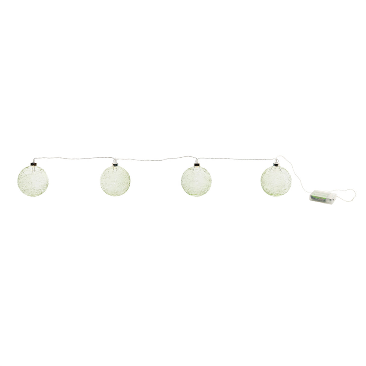 Green LED Ornament Garland