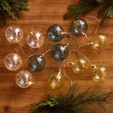 Green LED Ornament Garland