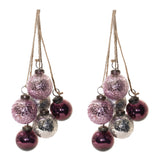 Dancing Plums Drop Ornament Set