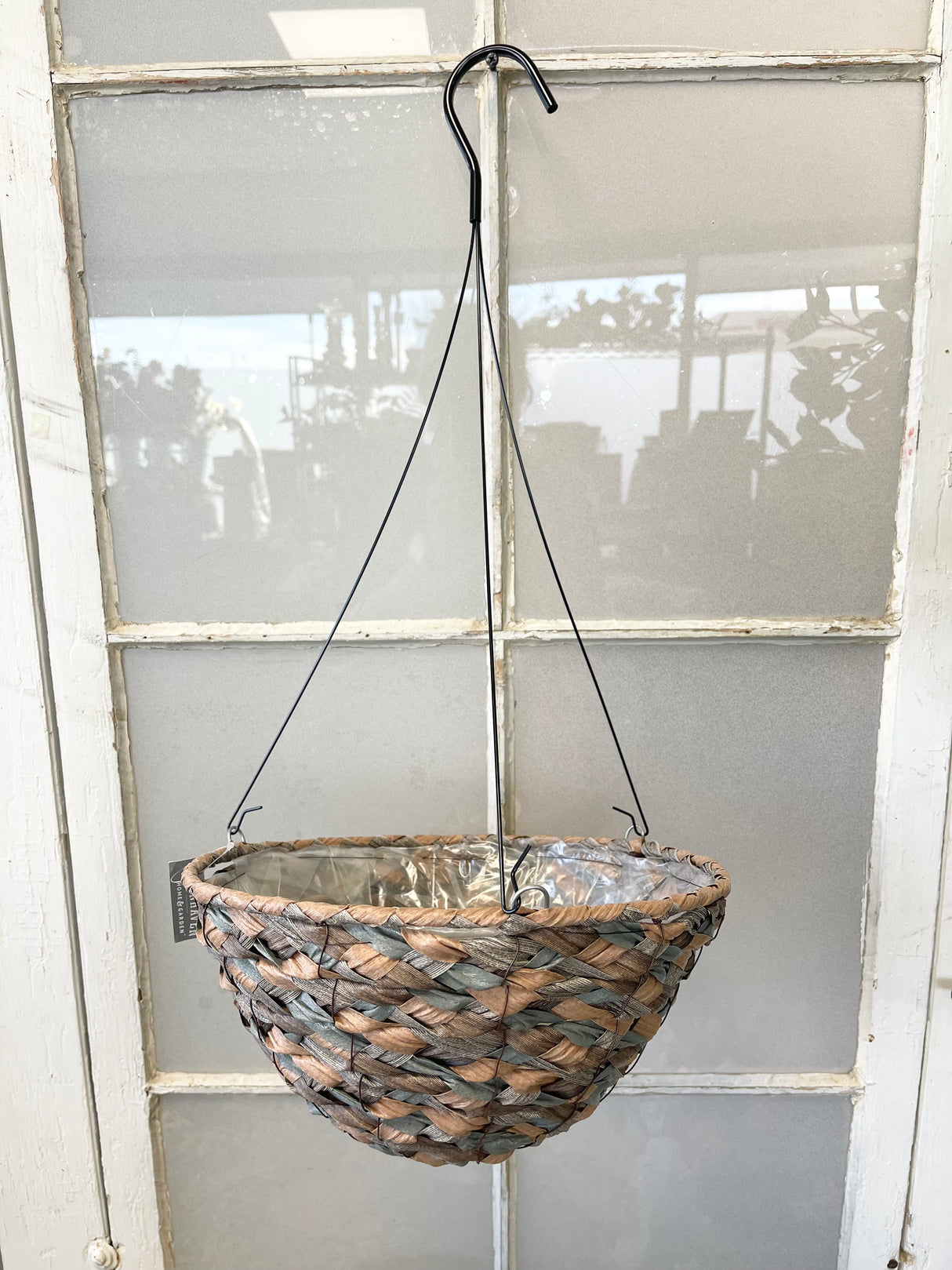 Discover Round Woven Hanging Basket