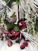 31" Burgundy Bliss Wreath