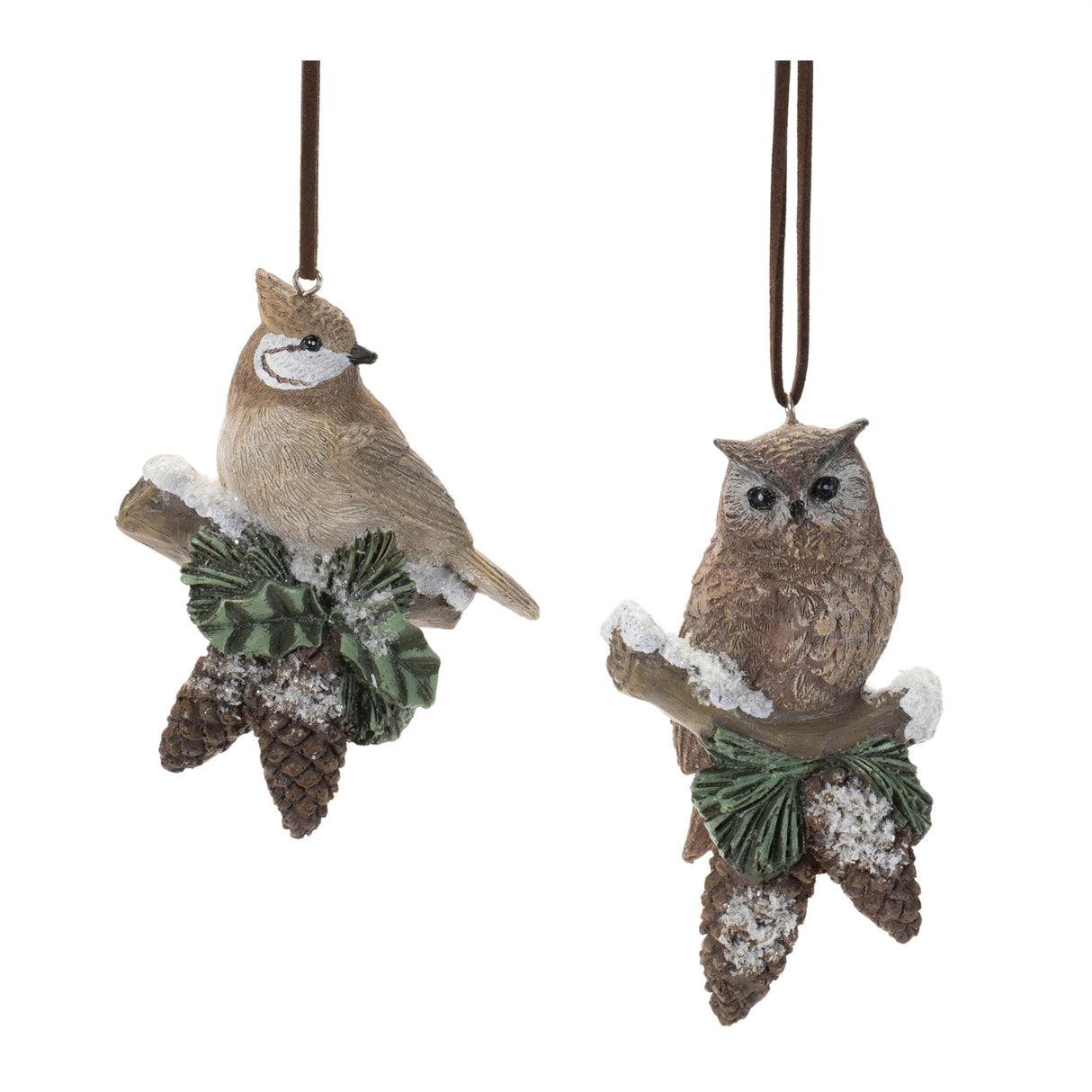 Christmas Birds Ornaments -2 Styles