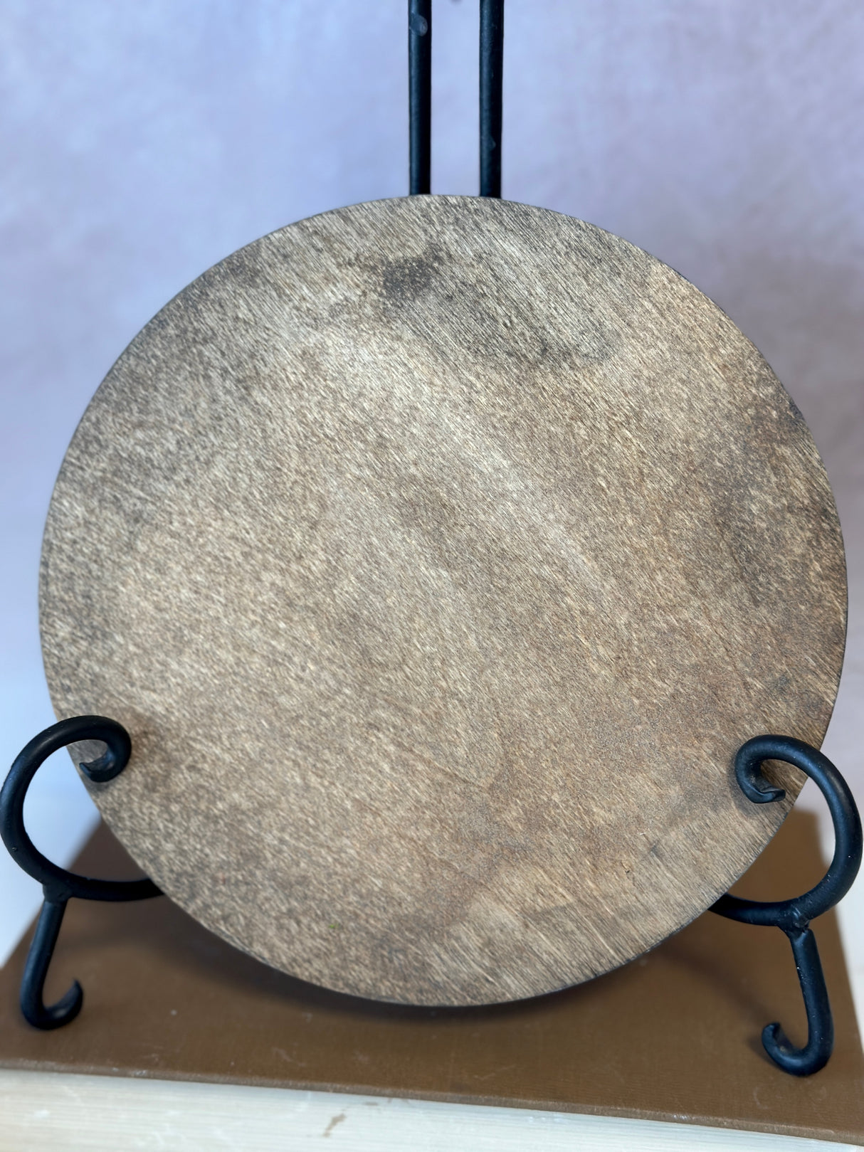 8" Round Fall Squirrel Art