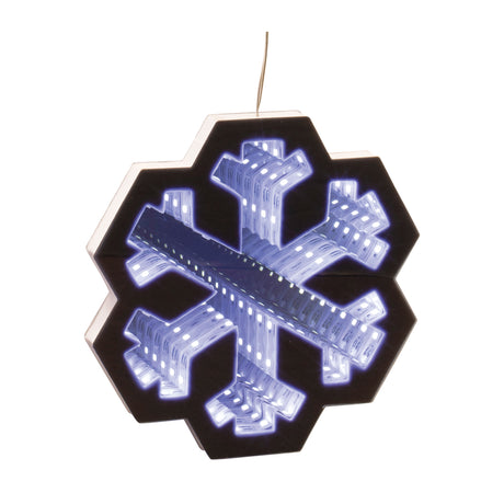 68" Infinity Light Snowflake Garland