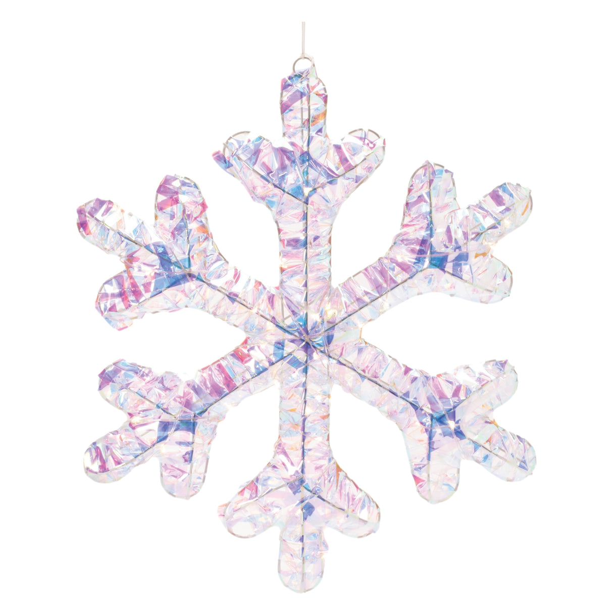 Glacial Blue LED Snowflake