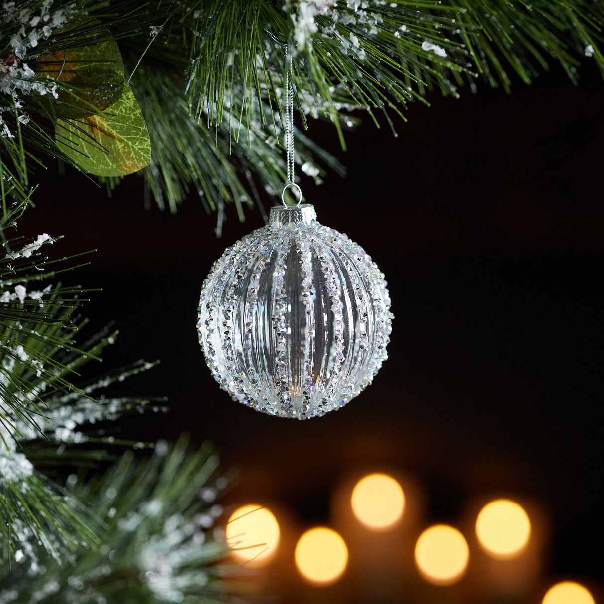 Opal Magic Glass Ornament