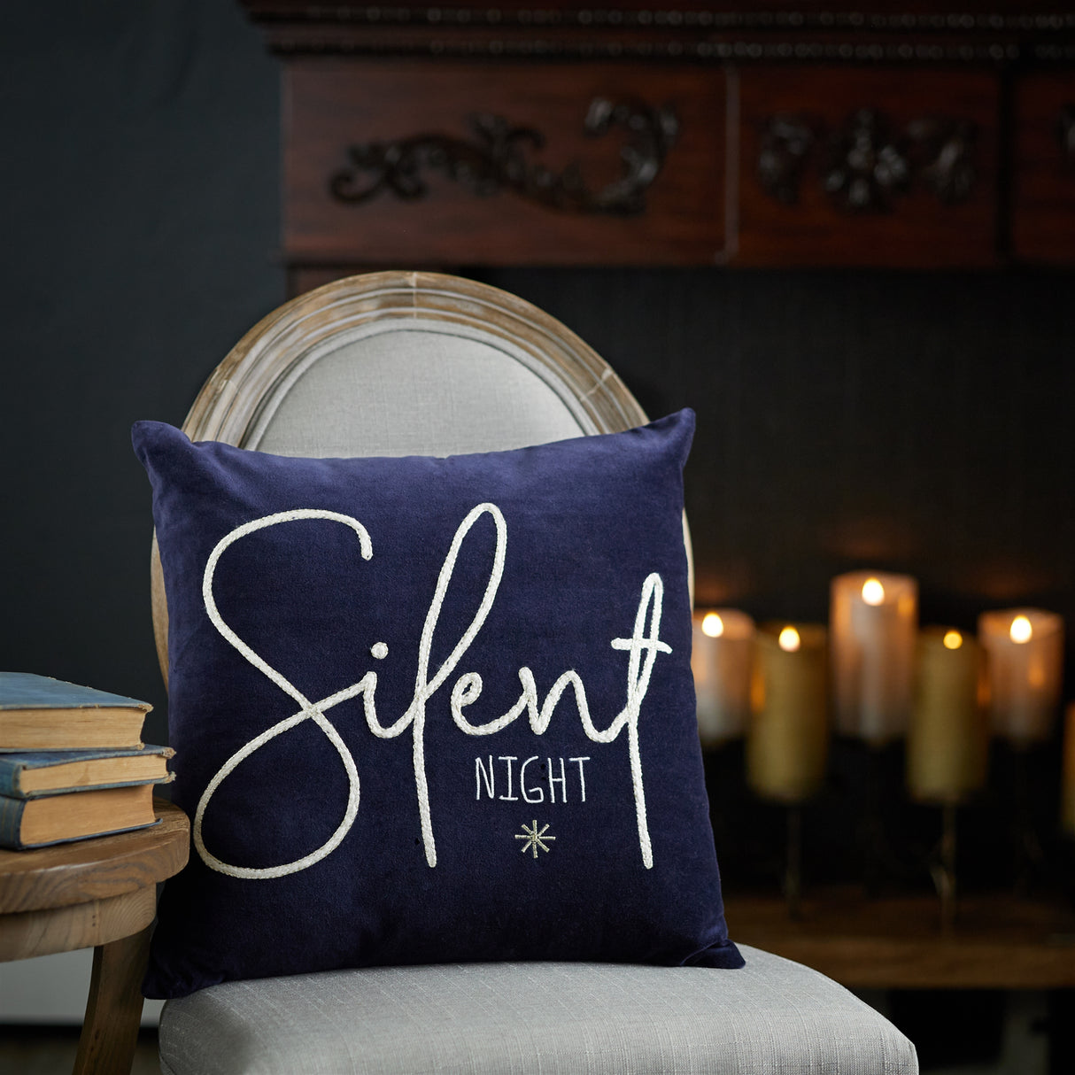 Silent Night Pillow