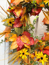 29" Fall Medley Wreath