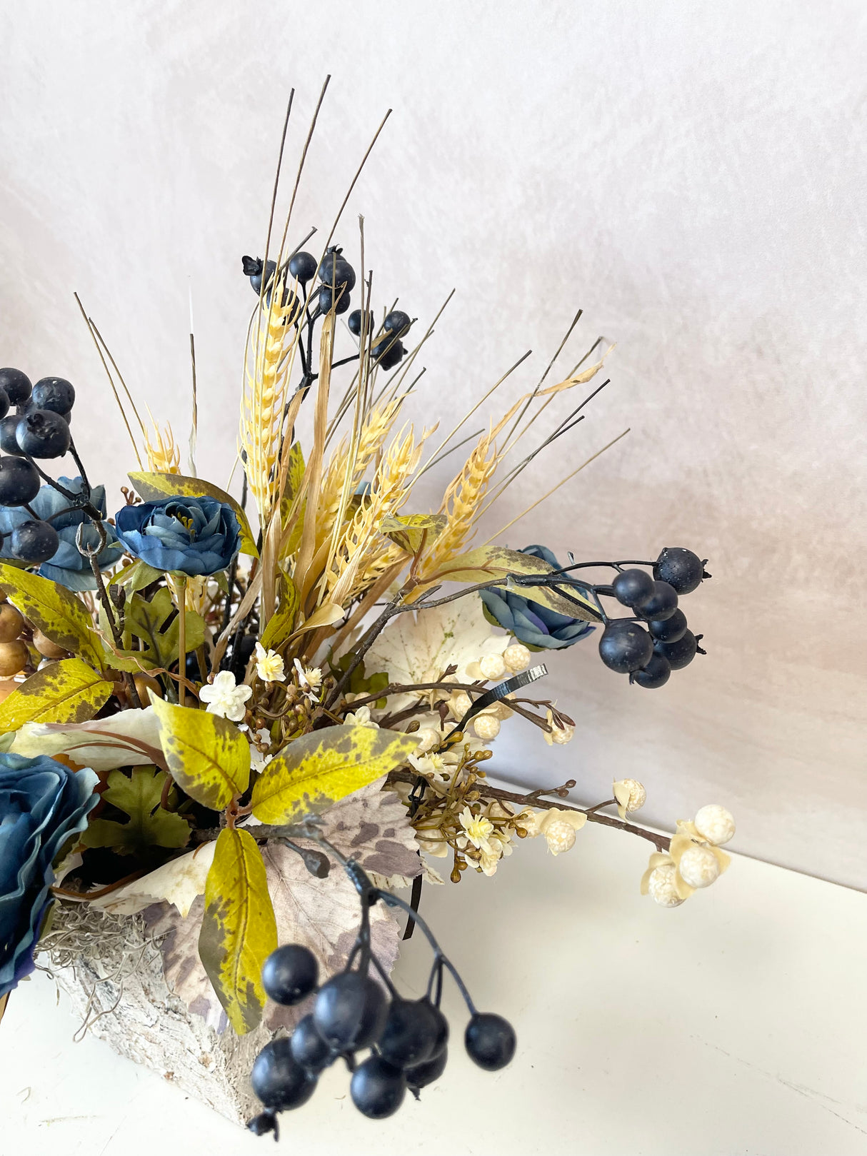 21" Blue October Centerpiece