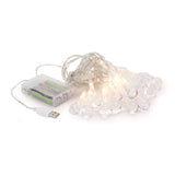 15' Icicle Light Strand Garland