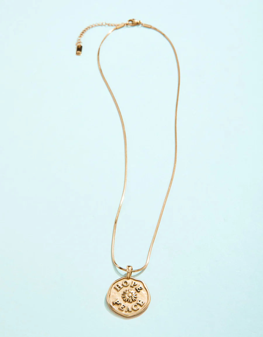 Splash Hope & Peace Talisman Necklace