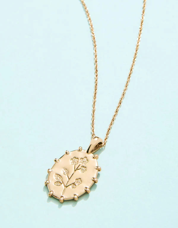 Splash Forget Me Not Necklace