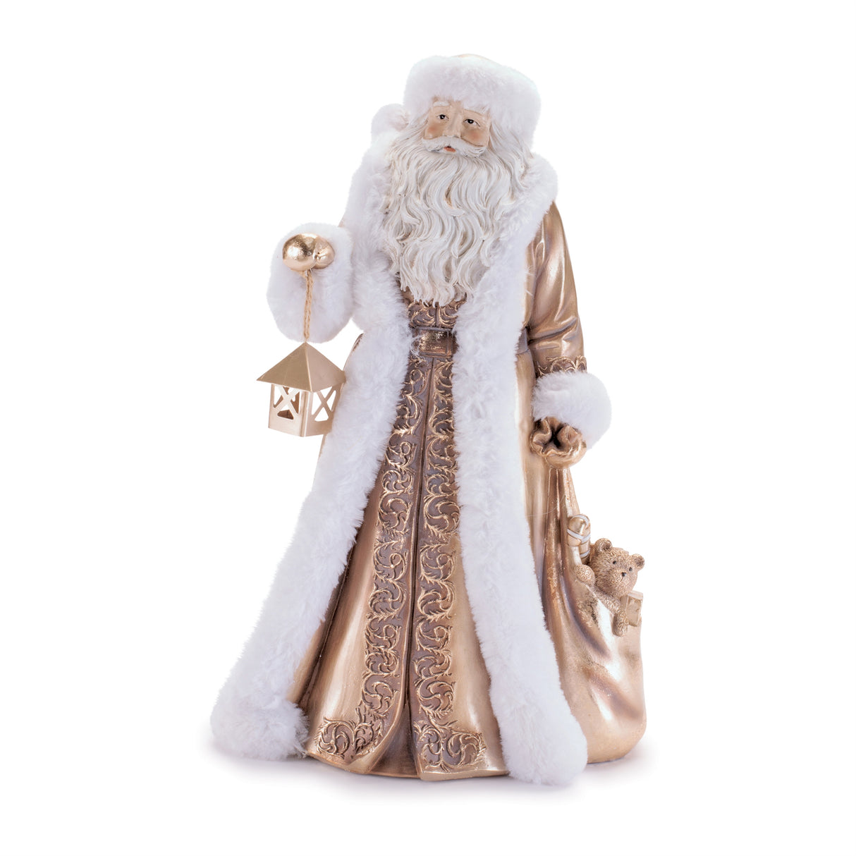 Guilded Resin Santa