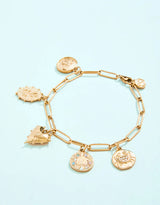 Splash Frannie Crystal Charm Bracelet